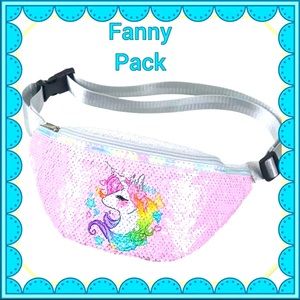 Unicorn sequined Fanny pack